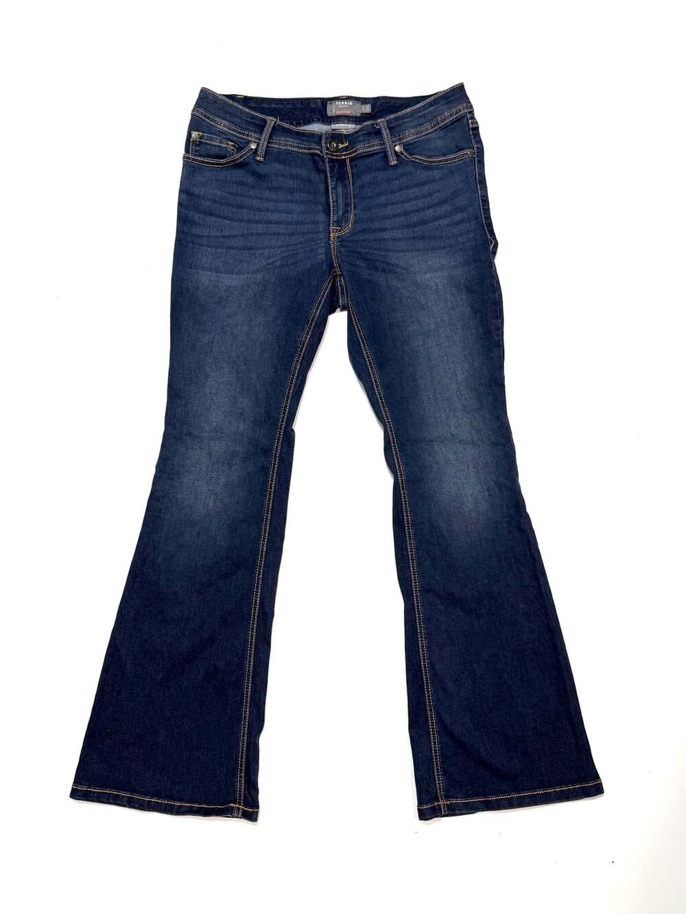 Torrid Y2K Indie Sleaze Boho Americana Heritage Women's Jeans Size 10R Luxe Slim